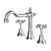 Fienza Lilian Basin Set Cross Handle - Chrome